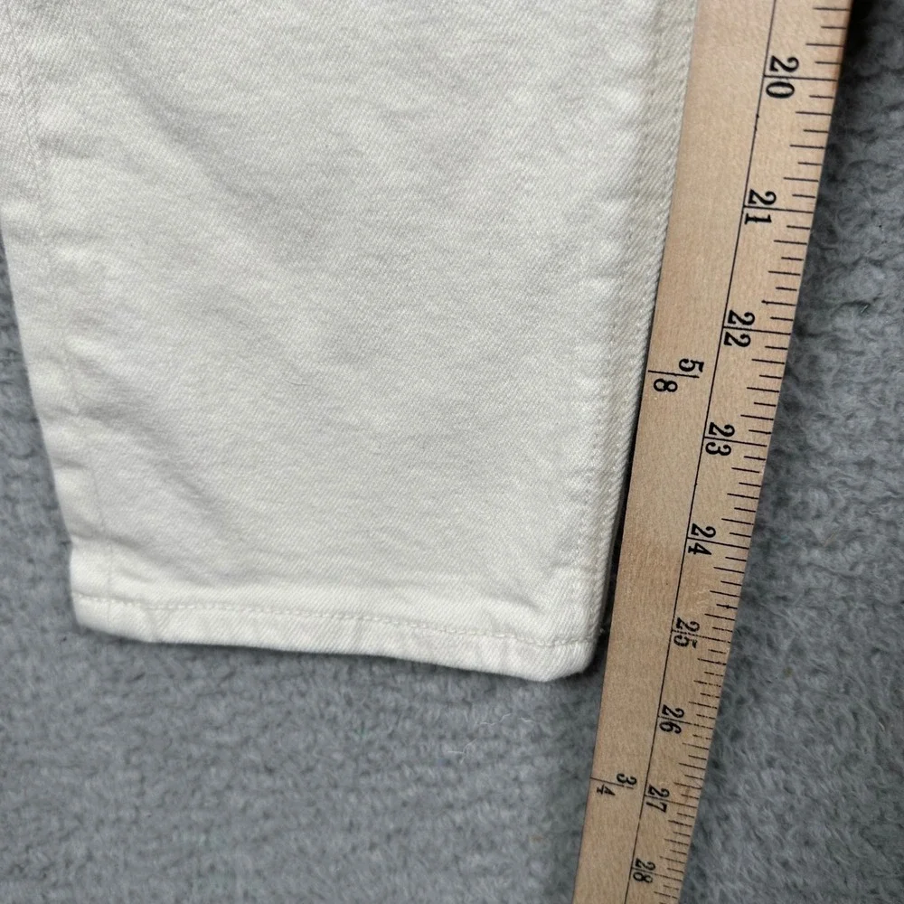 Rag & Bone Nina High-Rise Ankle Cigarette Jeans Off White Cream Size 27 Classic - Picture 6 of 9